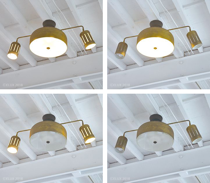 照明 LC10905 エルックス 4+2灯シーリングスポットライト