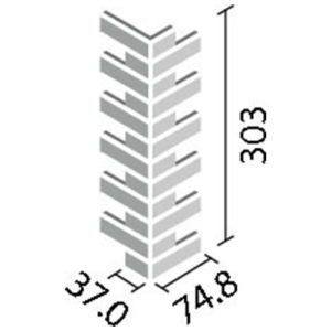 エコカラットプラス ECP-2515N/90-14 リクシル グラナスルドラ 90°曲ネット張り（1ケースから販売）