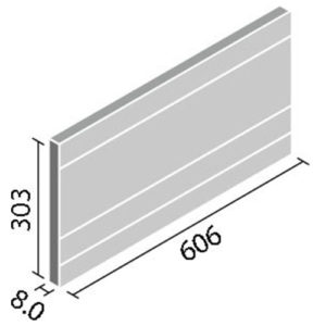 エコカラットプラス ECP-630/FBR1N~FBR4N リクシル ファブリコ 606×303角平（レリーフ）（6枚入り1ケースから販売）