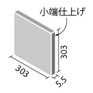 エコカラットプラス ECP-3031T/NTC1FN~NTC3FN リクシル ニュートランス 303角片面小端仕上げ(フラット)（1ケースから販売）