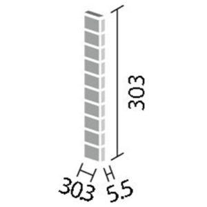 エコカラットプラス ECP-30N1/WE1~WE4 リクシル ヴィーレ 30角(納まり役物)ネット張り（1ケースから販売）