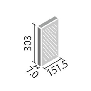 エコカラットプラス ECP-315/STN1~STN3 リクシル ストーンⅡ 303×151角平（1ケースから販売）