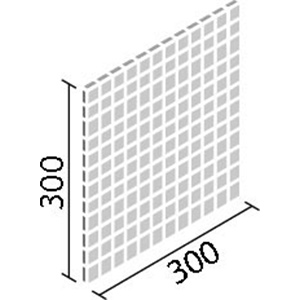 タイル IM-25P1/SPK-1~SPK-5 リクシル インテリアモザイク スパークル 25mm角ネット張り（1ケースから販売）