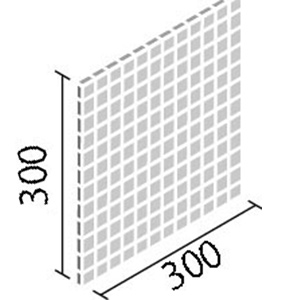 タイル IM-25P1/SKA1H~SKA12H リクシル インテリアモザイク 雪華 25mm角ネット張り （1ケースから販売）