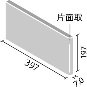 タイル ID-4260/ASM-1(R)~ASM-4(R) リクシル アソートマーブル 400×200mm角片面取（短辺） （1ケースから販売）