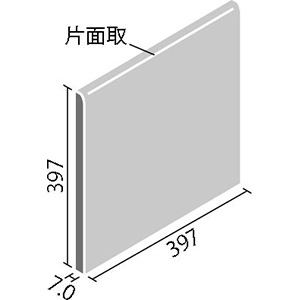 タイル ID-4060/ASM-1(U)~ASM-4(U) リクシル アソートマーブル 400mm角片面取（上） （1ケースから販売）