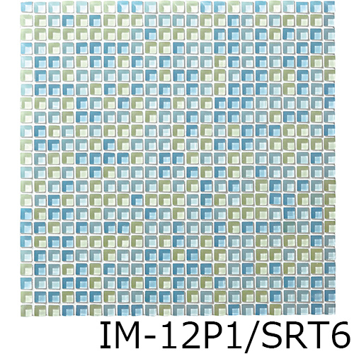 タイル IM-12P1/SRT1~SRT6 リクシル ガラスモザイク スプリングトーン