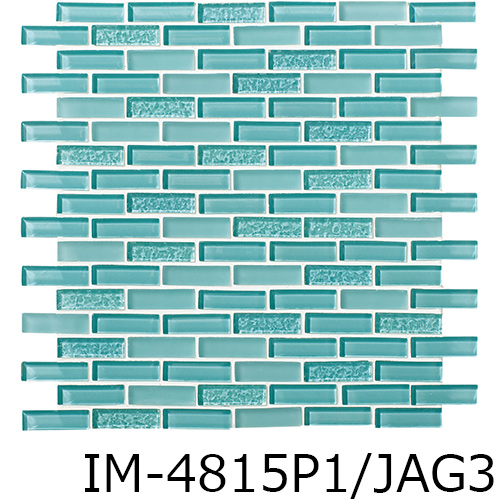 タイル IM-4815P1/JAG1~JAG4 リクシル ガラスモザイク ジャグズ 48×15