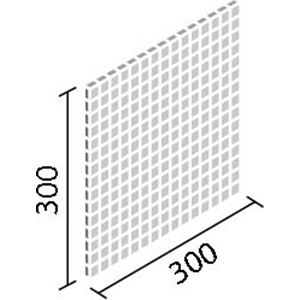 タイル IM-20P1/MUS1~MUS7 リクシル インテリアモザイク ムージャン 20mm角ネット張り （1ケースから販売）
