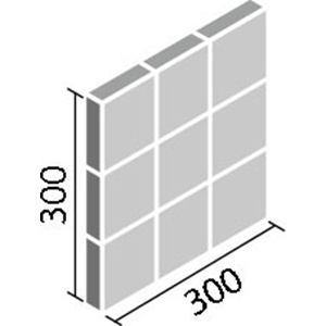 タイル SPKC-100NET/B1001~M1005 リクシル ミスティパレット 100mm角ネット張り （1ケースから販売）