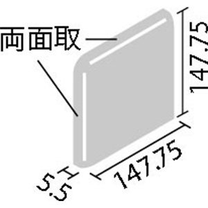 タイル CM-1565/1~7 リクシル セラマット・ネオ 150mm角両面取 （1ケースから販売）