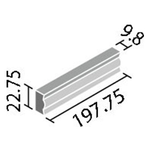 タイル LM-2025/L-1H~L-10H リクシル ルシエル 200×25mm角ボーダー （1ケースから販売）