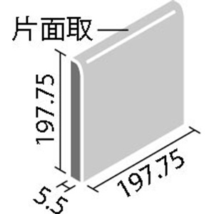 タイル SPKC-2060/B1001~M1005 リクシル ミスティパレット 200mm角片面取 （1ケースから販売）