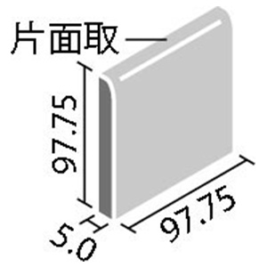 タイル CM-1060/1~7 リクシル セラマット・ネオ 100mm角片面取 （1ケースから販売）