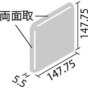 タイル SPKC-1565/B1001~M1005 リクシル ミスティパレット 150mm角両面取 （1ケースから販売）