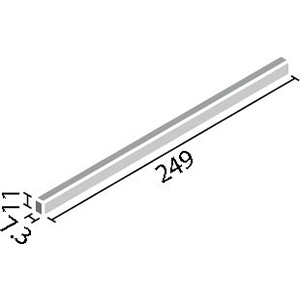 タイル PEN-2510/1~23 リクシル ガラスモザイク ペン 250×11角ボーダー （1ケースから販売）