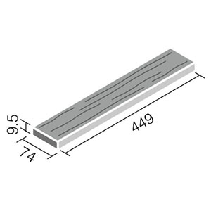 タイル DTL-4575/COW-1~COW-4 リクシル コモドウッド 450×75角平(1ケースから販売)