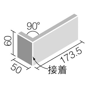 タイル FC-13/GBS-1A~GNH-J1 リクシル 火色音 釉もの 標準曲(接着)（1ケースから販売）