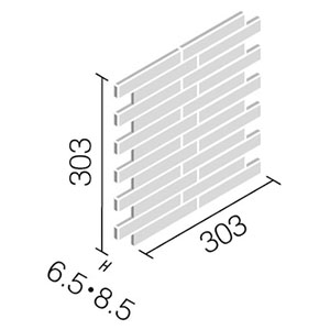 エコカラットプラス ECP-2515NET/NRC1~NRC3 リクシル ノルディックカラー 25×151角ネット張り（1ケースから販売）