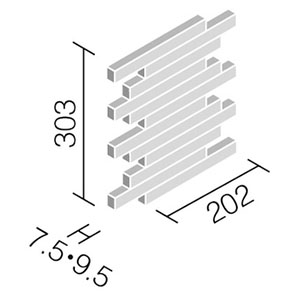 エコカラットプラス ECP-2520NET/DNT1~DNT3 リクシル ディニタ 25×202角ネット張り（1ケースから販売）