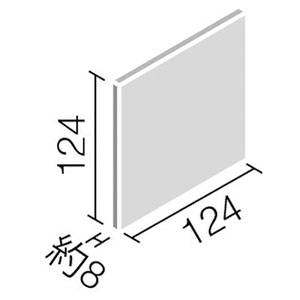 タイル DTL-125/ENZ-11,ENZ-12 リクシル 一円相 125角平(デザイン)（1ケースから販売）