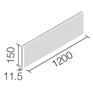 タイル AGK-1215/GET-1～GET-3 リクシル ジェントフロア 150×1200角付けかまち（1ケースから販売）