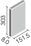 エコカラットプラス ECP-315/STE1B~STE3B リクシル サンティエ 303×151角平(レリーフB) (1ケースから販売)